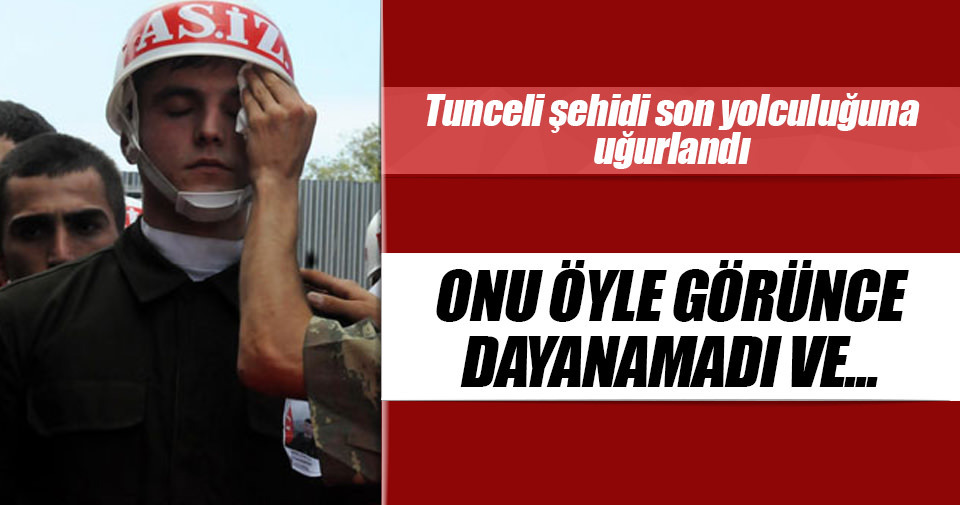 Tunceli şehidi uzman çavuş Durmaz, Trabzon'da toprağa verildi