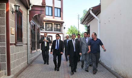 Hamamönü Sanayi Bakanı Nihat Ergün’ü ağırladı