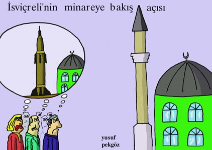 Minare yasakçısı İzmirli ve Türk çıktı