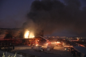 Çayırova'daki fabrika yangını kontrol altına alındı