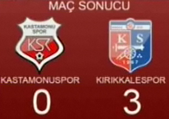 Kırıkkale 3 puanı 3 golle kaptı:0-3