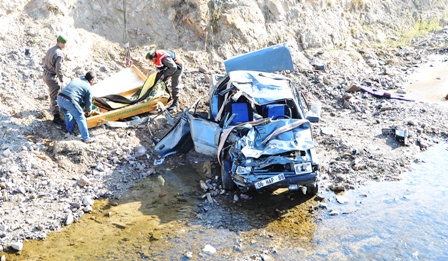 Kızılcahamam’da trafik kazası 1 ölü 2 yaralı