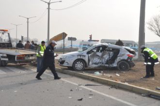 Afyonkarahisar'da trafik kazası: Bir ölü, 4 yaralı