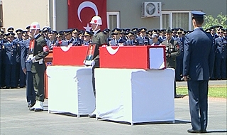 Şehit pilotlar Malatya'dan resmi törenle uğurlandı
