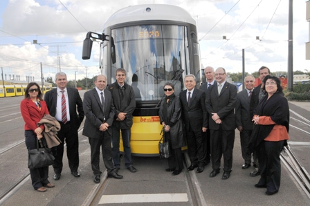 İzmir heyeti Berlin'in tramvay sistemlerini inceledi