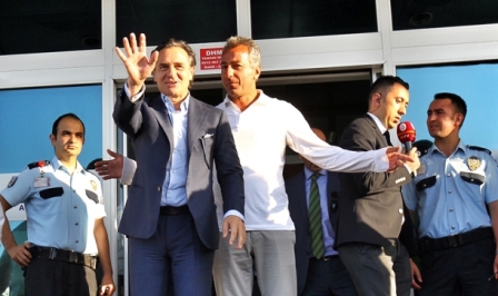 Galatasaray'ın yeni hocası Prandelli İstanbul'da