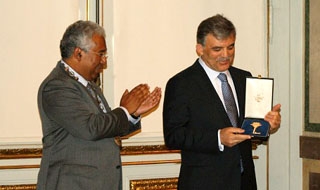 Cumhurbaşkanı Gül'e Lizbon'un anahtarları takdim edildi