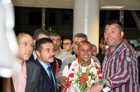 Sivas'ta Roberto Carlos'a coşkulu karşılama
