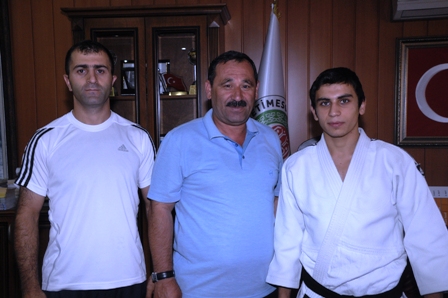Milli judocu Demirel’i ziyaret etti