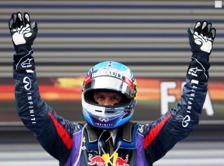 Spa'da kazanan Vettel oldu