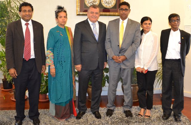 Sri Lanka Kalkınma Bakanı’ndan ATO başkanına ziyaret