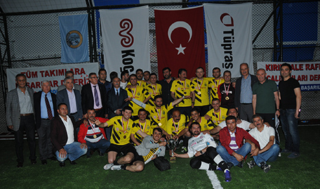 TÜPRAŞ futbol turnuvası sona erdi
