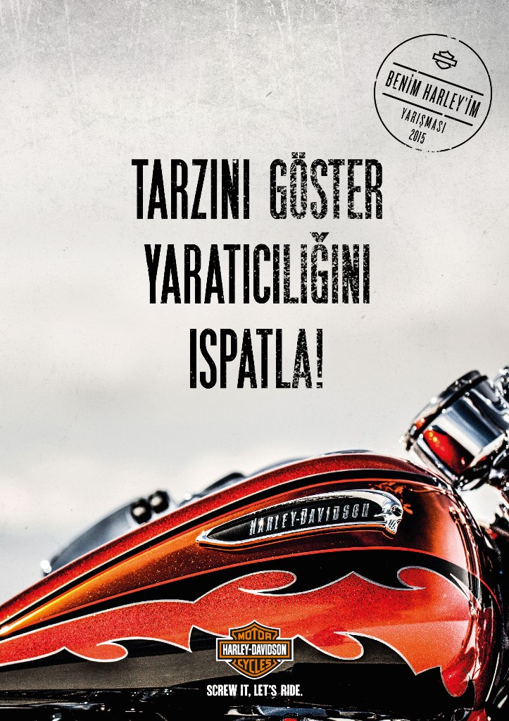 “Benim Harley’im’’ ile Türkiye’ye yaratıcılığını göster
