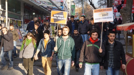 Ankaray'da eylem yapanlara polis müdahale etti