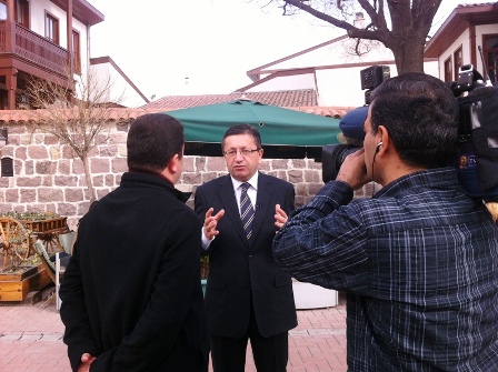 Başkan Tiryaki El Cezire televizyonunda
