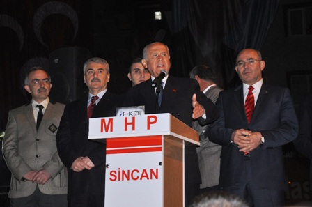 MHP Lideri Devlet Bahçeli, Sincan'da konuştu