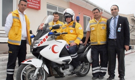 Ambulans hizmetlerinde motosiklet dönemi