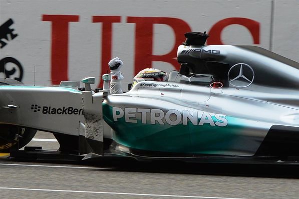 2014 İspanya GP öncesi ilk antrenmanda lider Hamilton