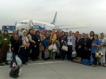 Altındağlı kadınlar uçakla Mardin’e gitti
