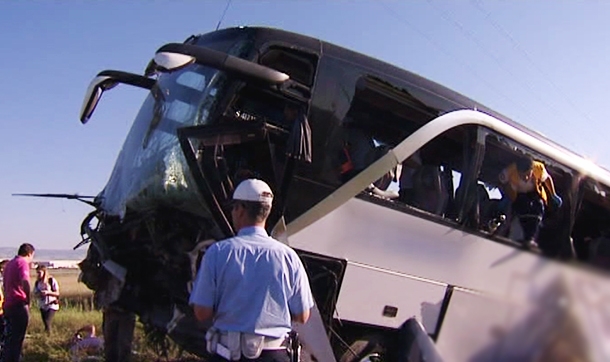 Ankara’da otobüs kazası: 1 ölü, 40 yaralı