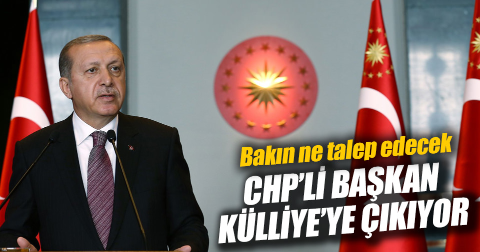 CHP'li Başkan Cumhurbaşkanlığı Külliyesi'ne çıkıyor