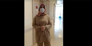 Virüsü yenen hemşire taburcu edildi