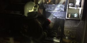 Kırıkkale’de Yangın Çıkan Ev Zarar Gördü