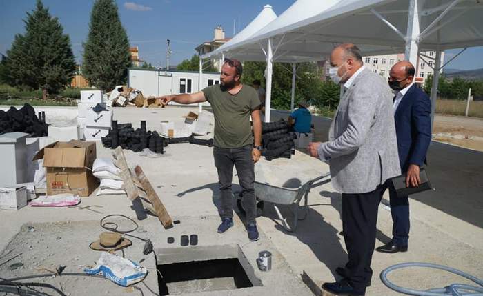 Bahşılı meydanında son aşama