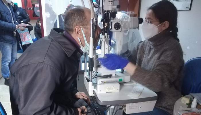 Gözü görmeyen kişiye Kızılay umut oldu