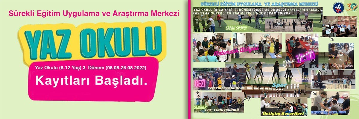 EĞİTİM ÖĞRETİM PROGRAMIMIZ BAŞLIYOR