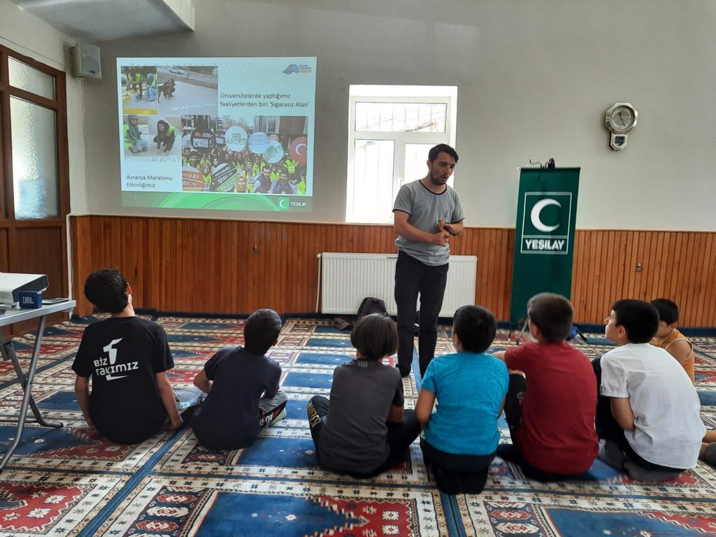 YEŞİLAY TANITIMI VE SAĞLIKLI YAŞAM” PROJESİ DEVAM EDİYOR