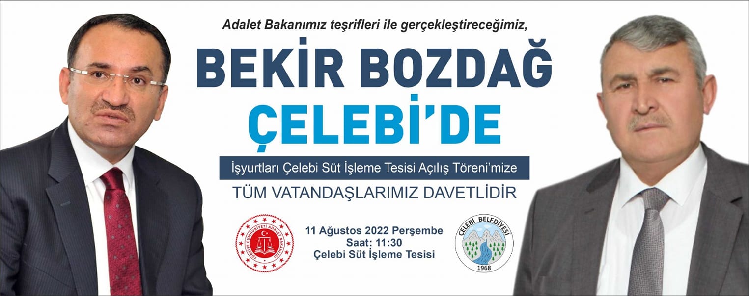 ADALET BAKANI BEKİR BOZDAĞ AE KIRIKKALE’YE GELECEK