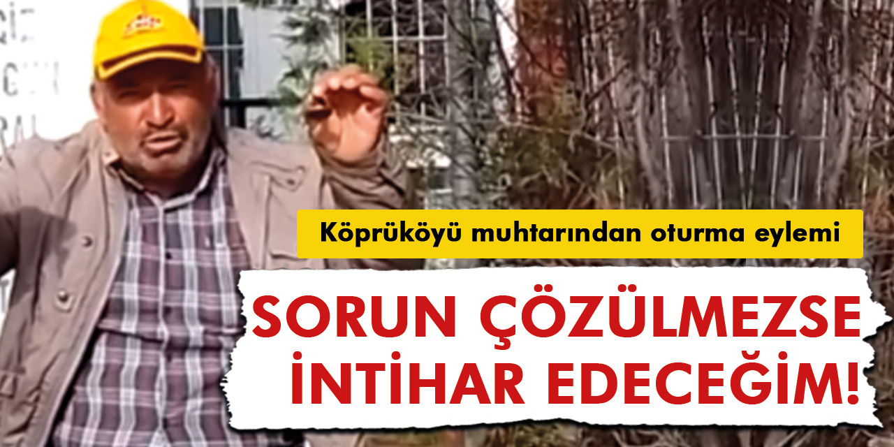 Muhtardan oturma eylemi