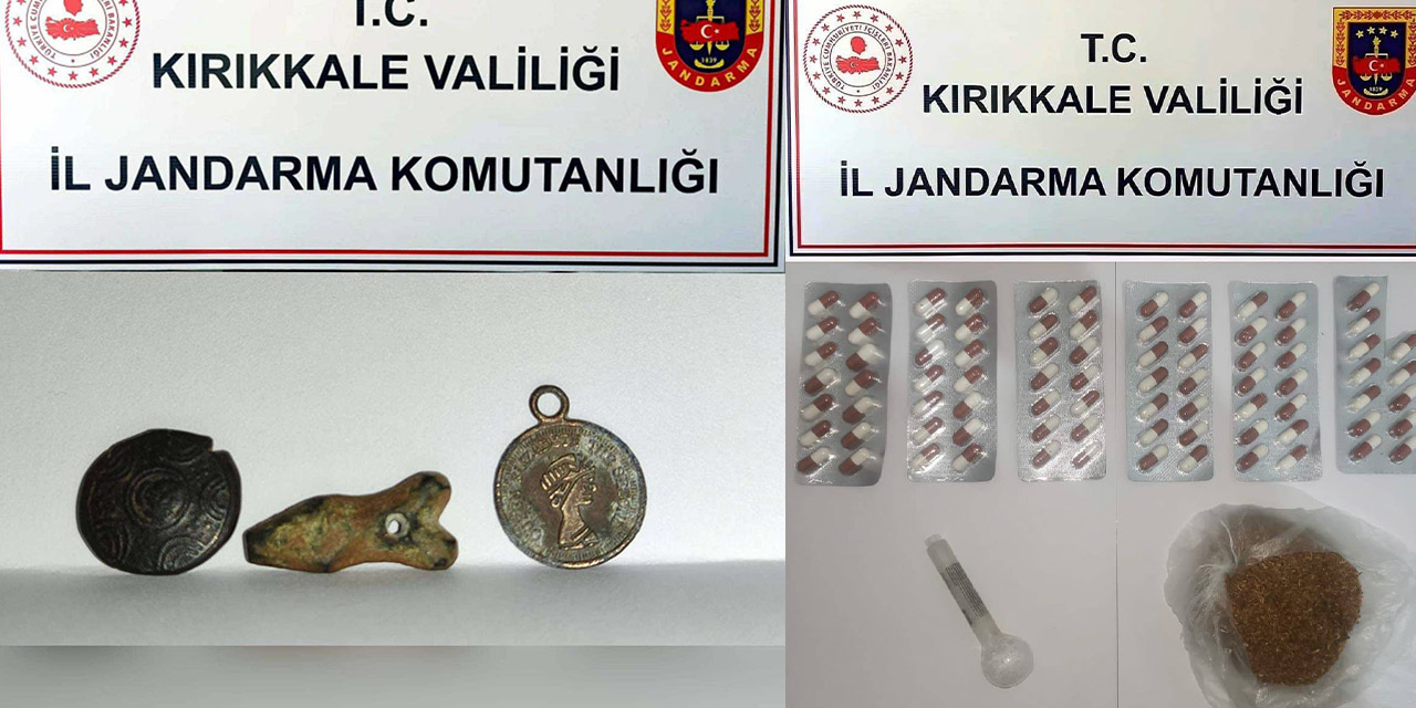 Kırıkkale’de tarihi eser yakalandı