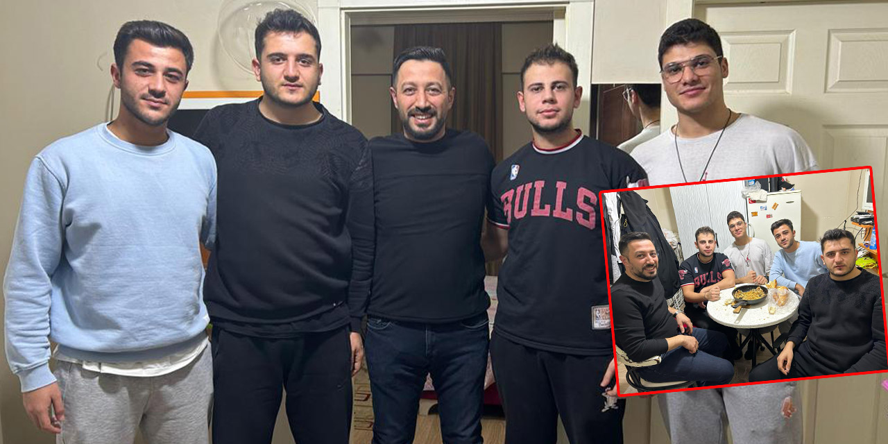 Güldüren’den öğrencilere melemen ziyafeti verdi