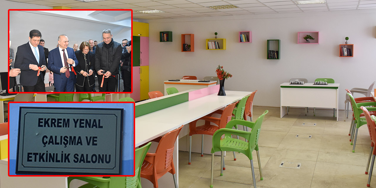 Kırıkkale Lisesi’ne Ekrem Yenal adına, kütüphane ve etüt merkezi açıldı