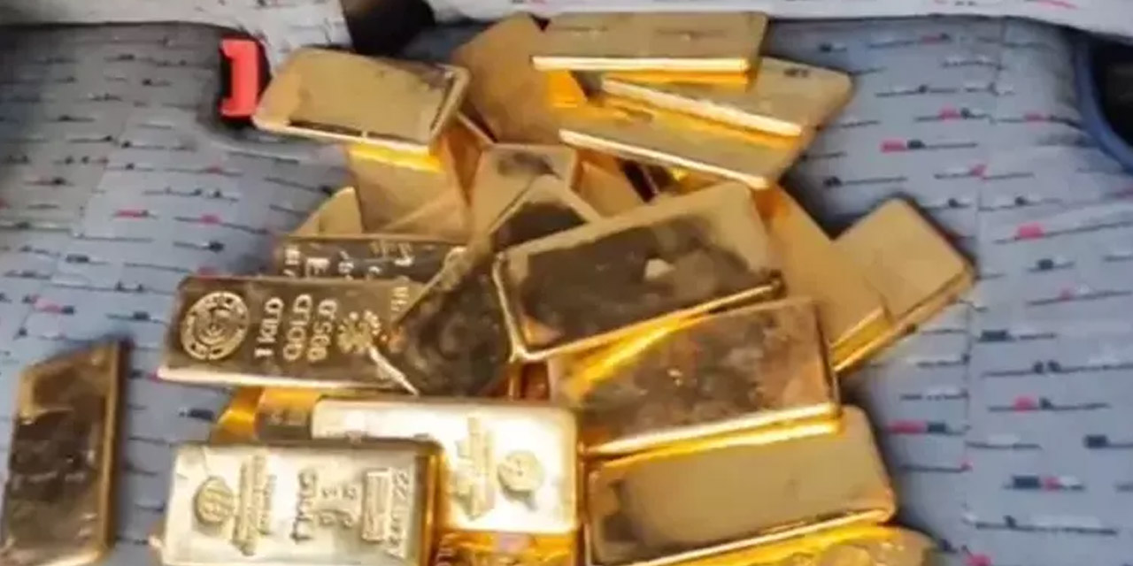 88 kilogram külçe altın ele geçirildi