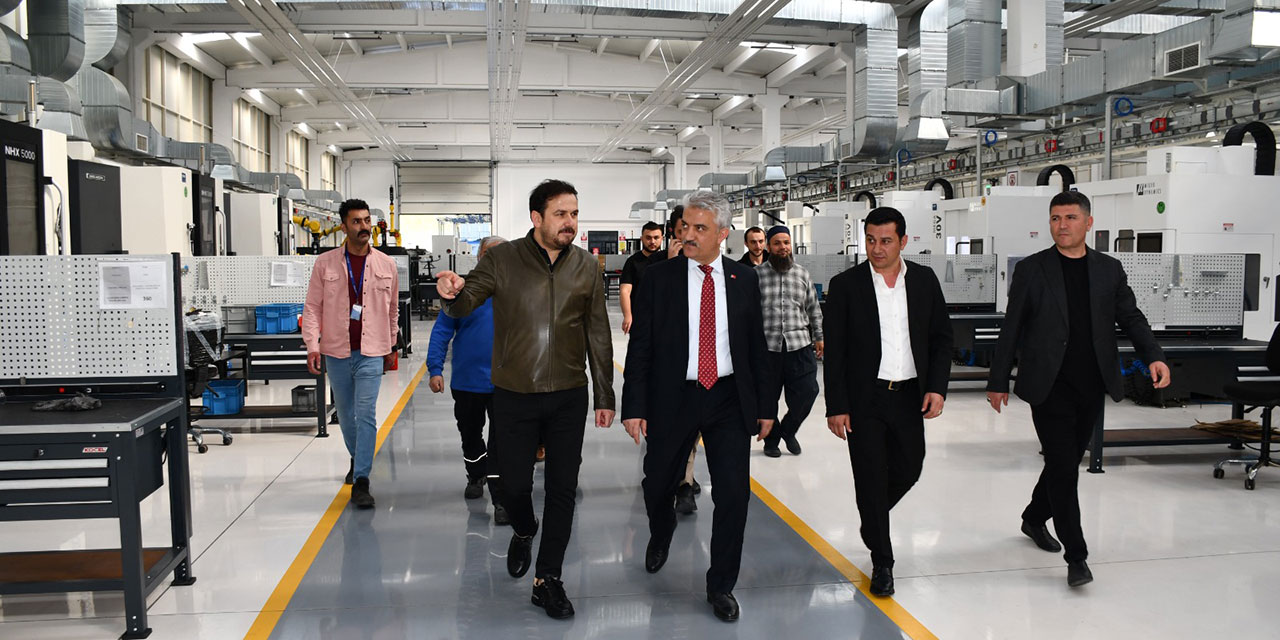Vali Makas, Dünyasan Savunma Sanayi ve Sinerji Yüksek Teknoloji'yi ziyaret etti