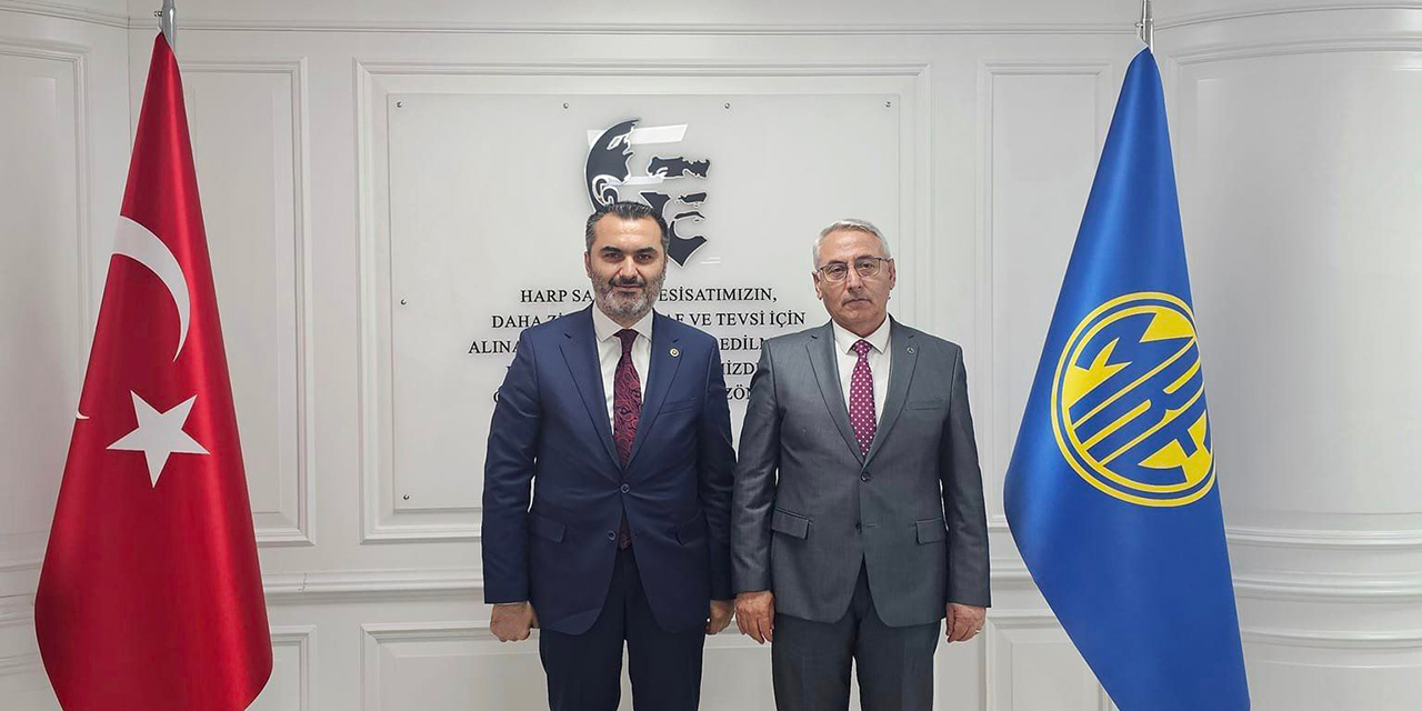 Kırıkkale Milletvekili Mustafa Kaplan, MKE Genel Müdürü İlhami Keleş'i ziyaret etti