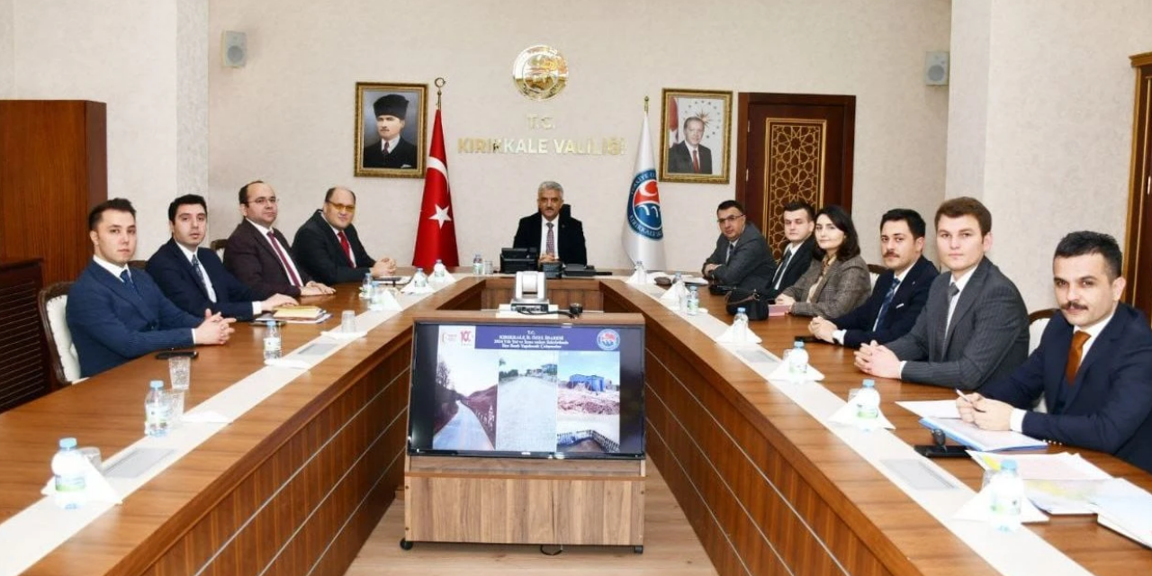 Kırıkkale'de yatırım ve projeler ele alındı