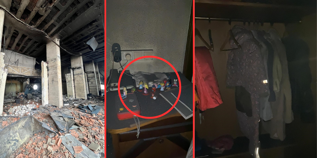 İşte kabus otelinin yangın merdiveni ve odaları