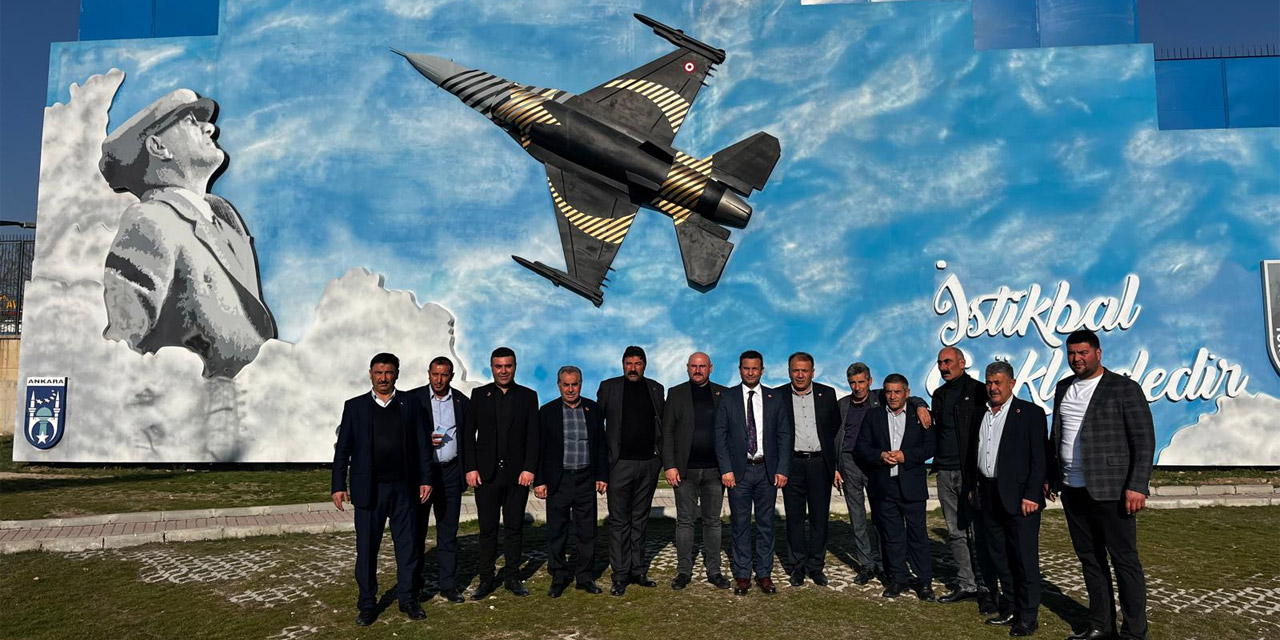 Kırıkkaleli muhtarlar uçak müzesine hayran kaldı