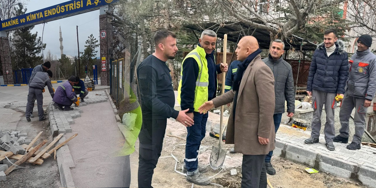 Önal, Belediye ekiplerinin çalışmalarını yerinde inceledi