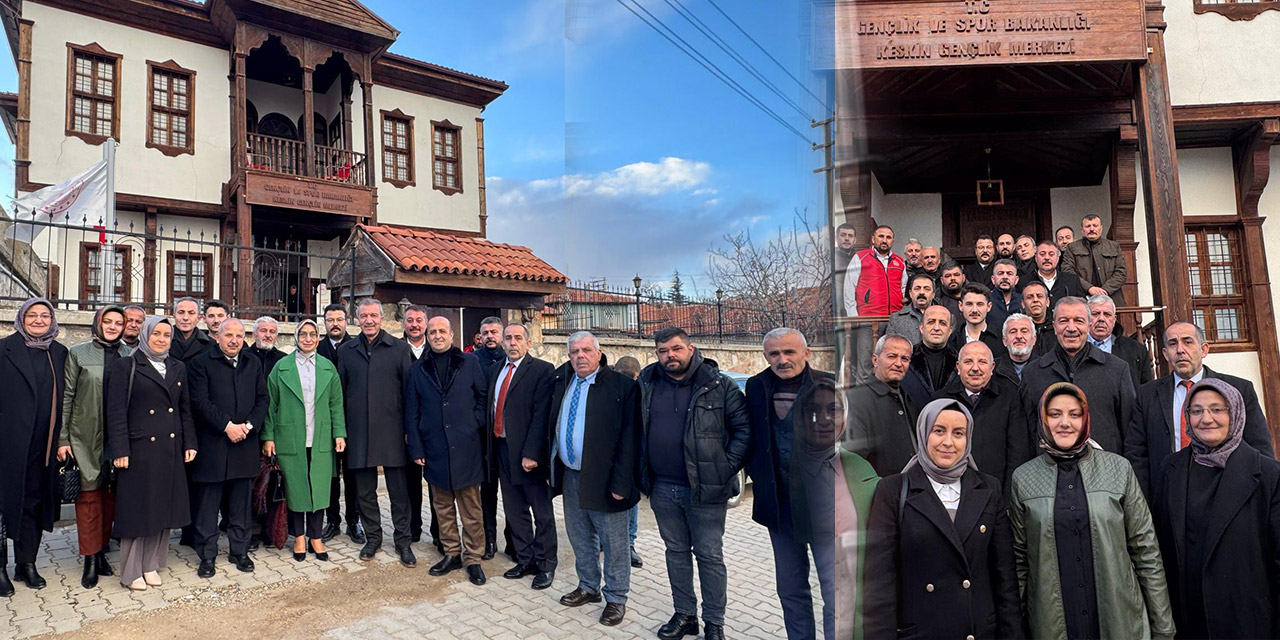 Kırıkkale’nin mahalle muhtarları Keskin’in tarihi yerlerini gezdi