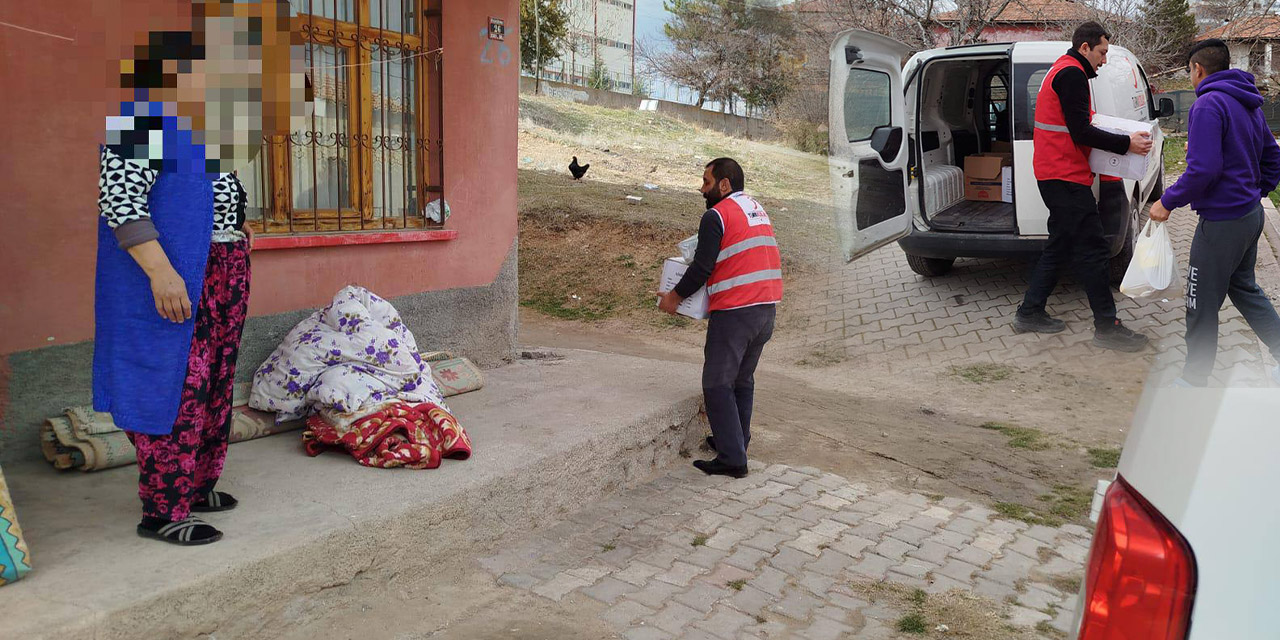 Kırıkkale Kızılay gönüllülerinden İhtiyaç Sahiplerine umut olan destek