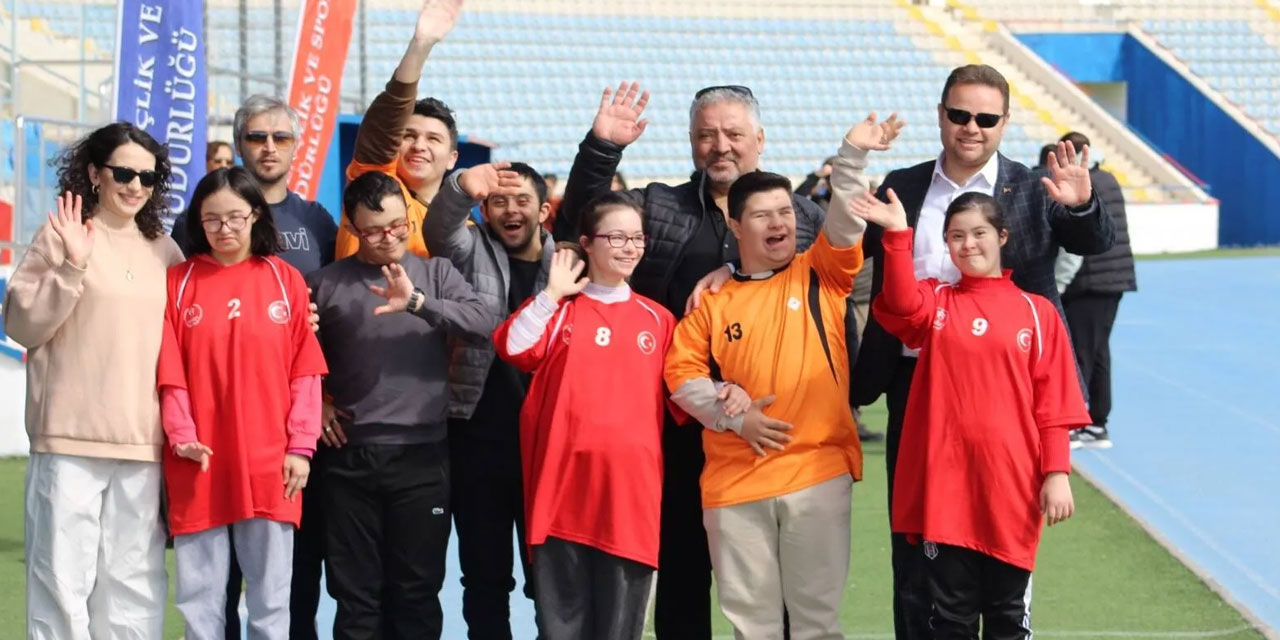 Kırıkkale’de özel sporcuların atletizm coşkusu