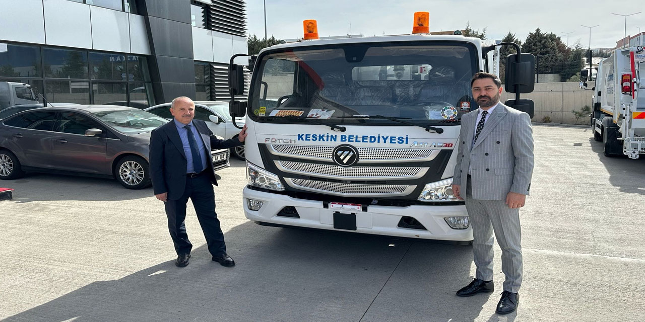 Keskin'e yeni vidanjör aracı hibe edildi: Temizlik ve altyapı hizmetleri güçleniyor