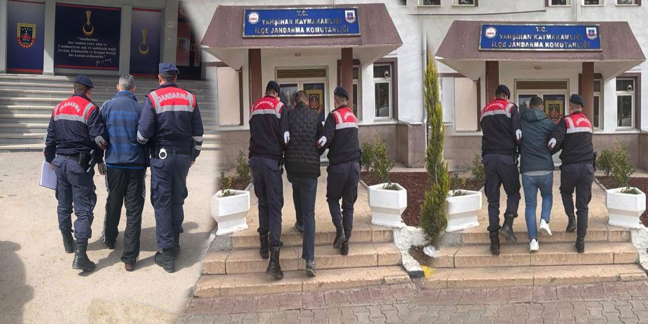 Kırıkkale'de üç aranan şahıs adaletle yüzleşti!