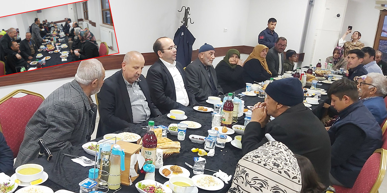Keskin Kaymakamı Çil Şehit yakınları ve Gazilerle iftarda buluştu