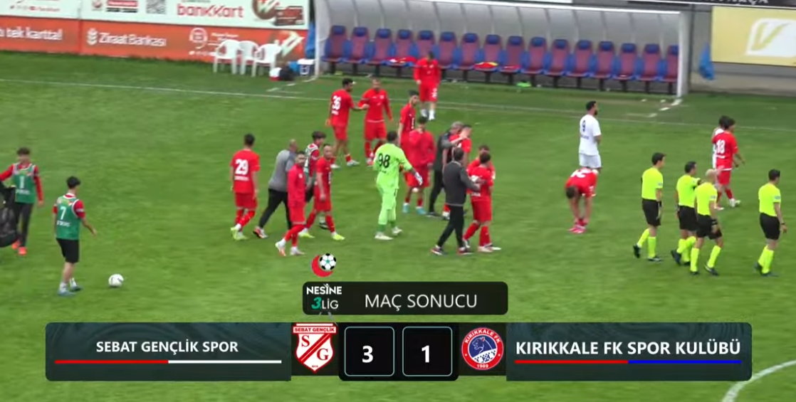 Kırıkkale FK’dan deplasman hezimeti:3-1